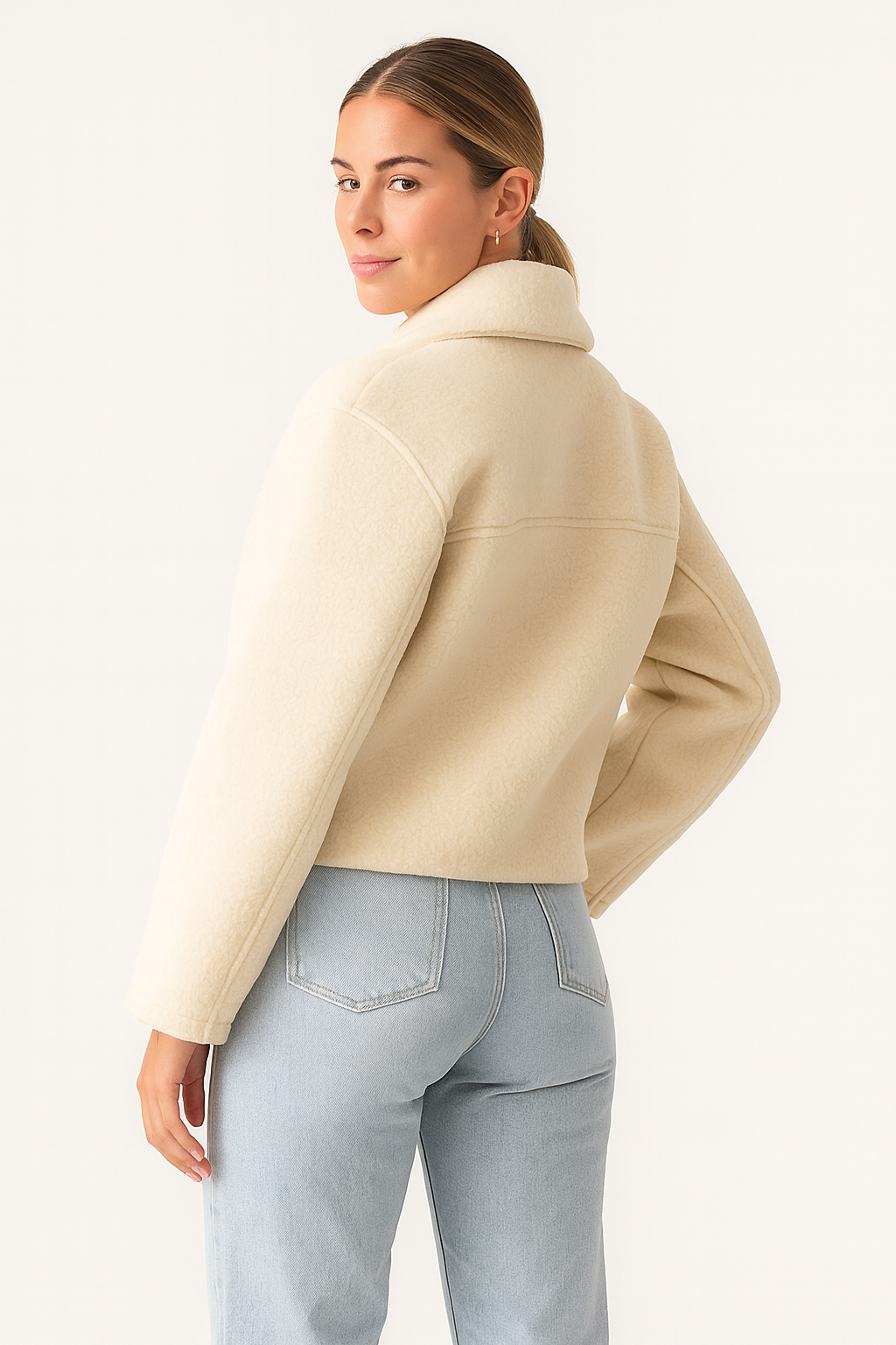 Minimalistische Fleece Jack