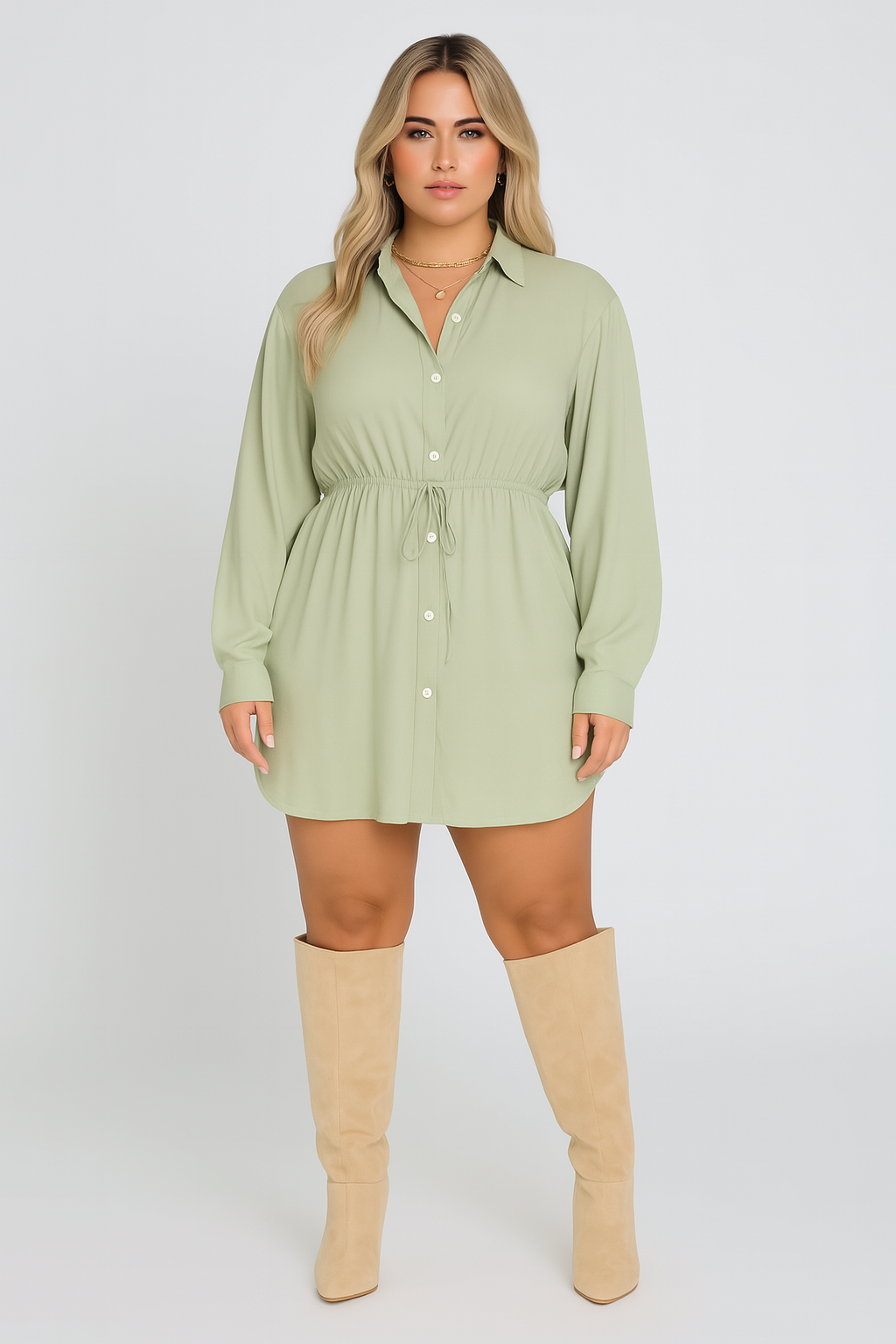 Aurea Mini Jurk – Tijdloze Charme in Zomerse Stijl