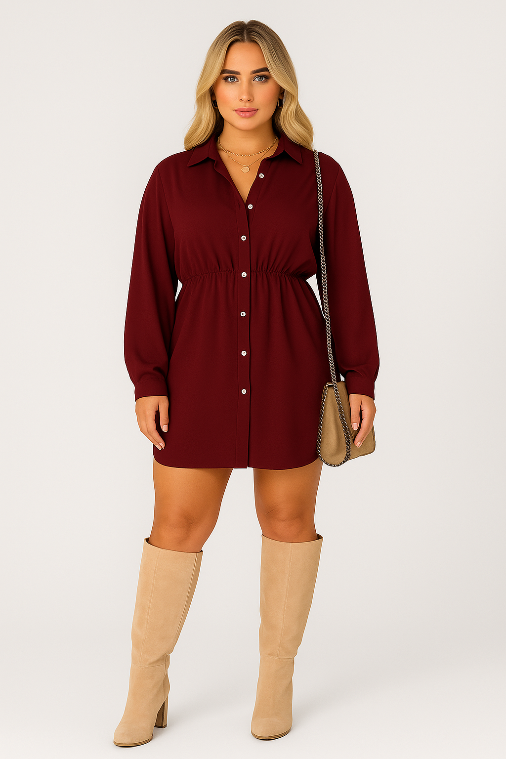 Aurea Mini Jurk – Tijdloze Charme in Zomerse Stijl