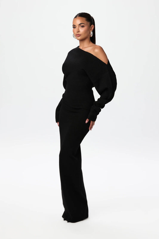 Luxoria - off shoulder jurk